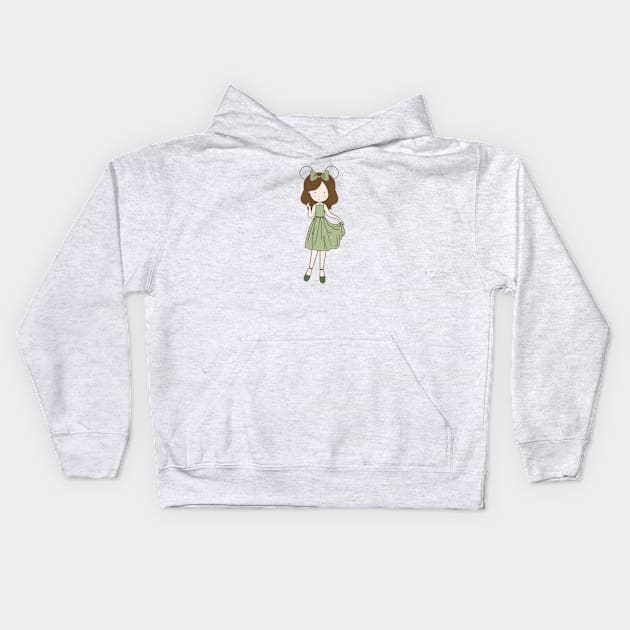 Rose Fan 4 Kids Hoodie by littlemoondance